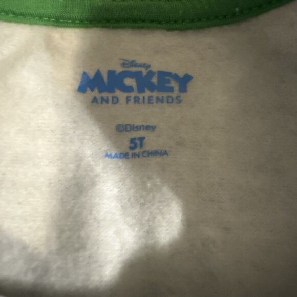 Disney Mickey And Friends 5T Toddler Sweatsuit St. Patrick’s Day Mickey & More - Picture 7 of 7
